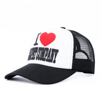 I Heart Carpet Trucker Hat - Black