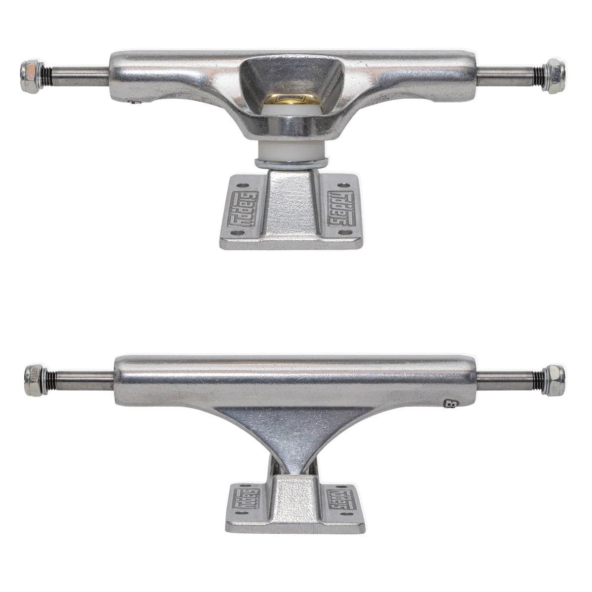 ST1 Inverted Hollow Lights Ultra Low Kingpin Trucks - Polished (Pair)