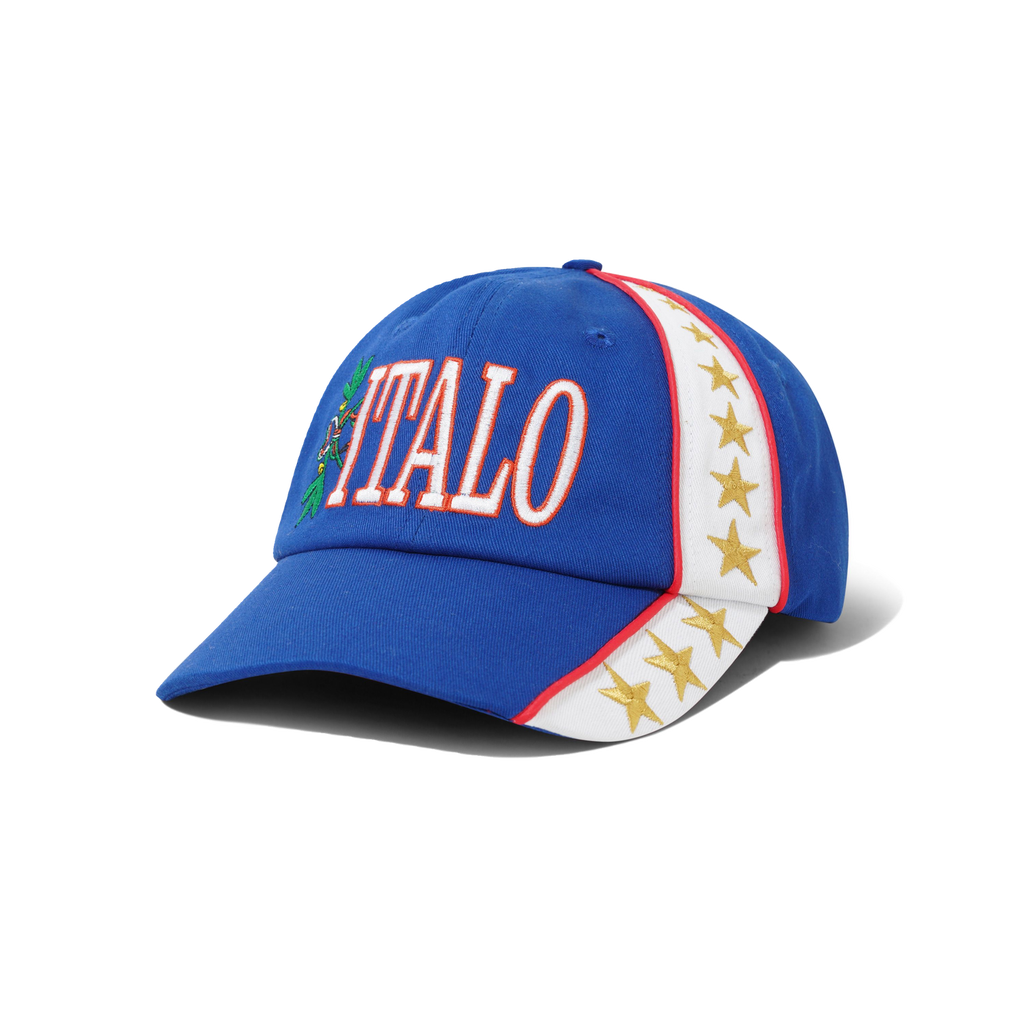 Italo 6 Panel Cap - Blue