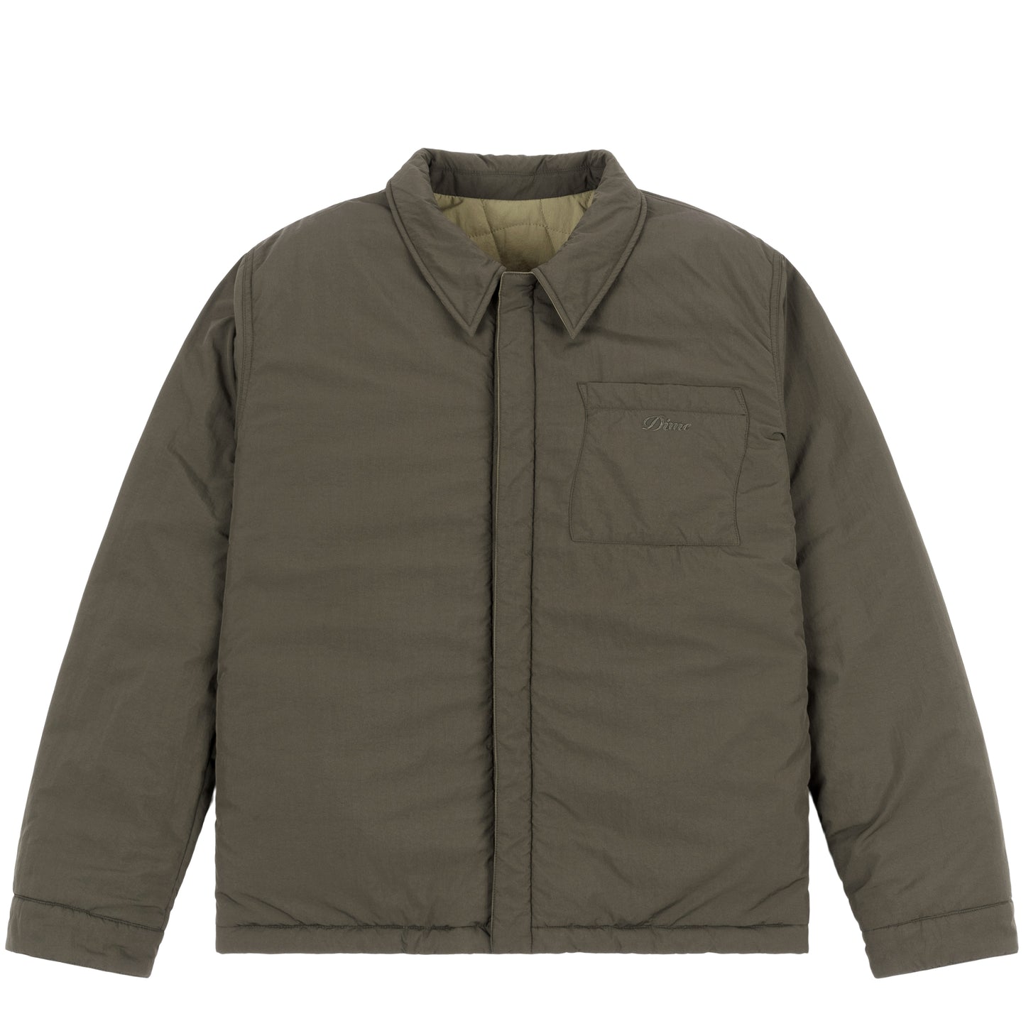 Reversible Insulated Jacket - Moss / Army