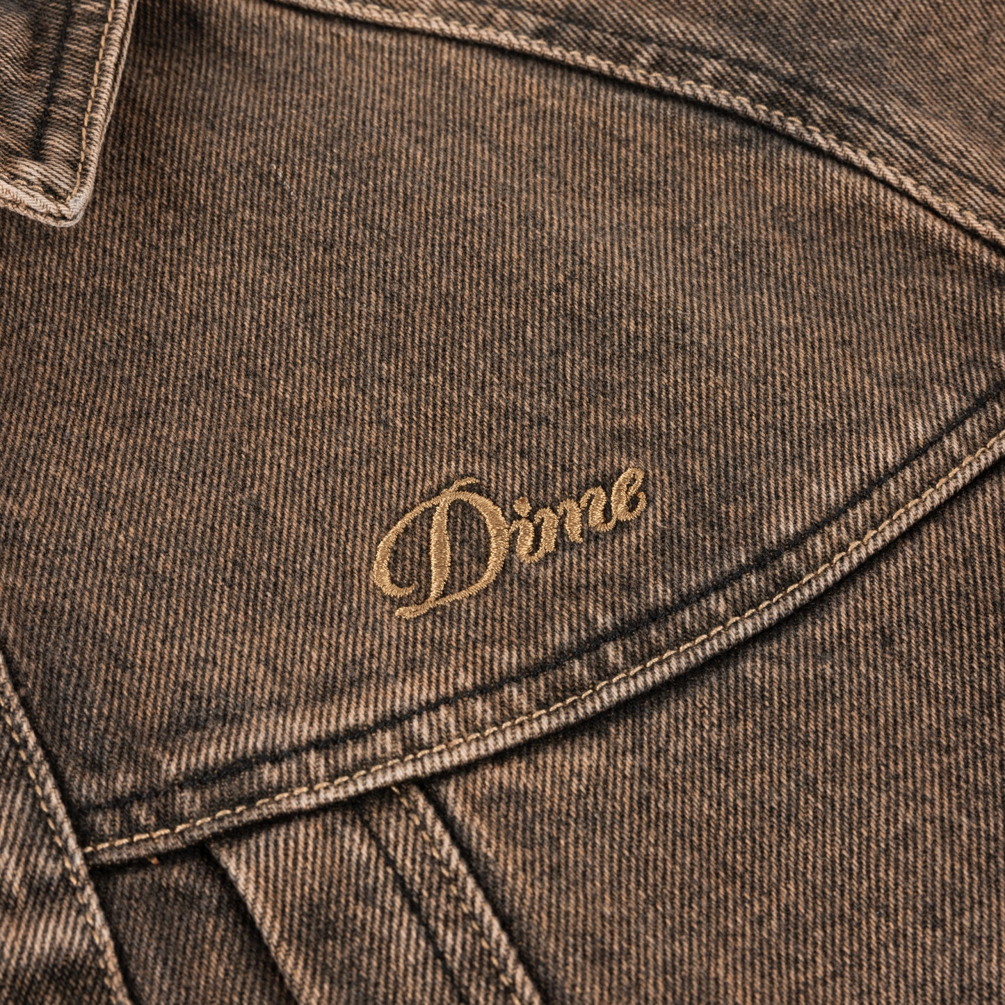 Denim Jacket - Dipped Sandblasted Brown