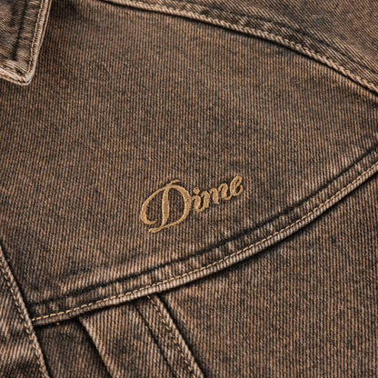 Denim Jacket - Dipped Sandblasted Brown