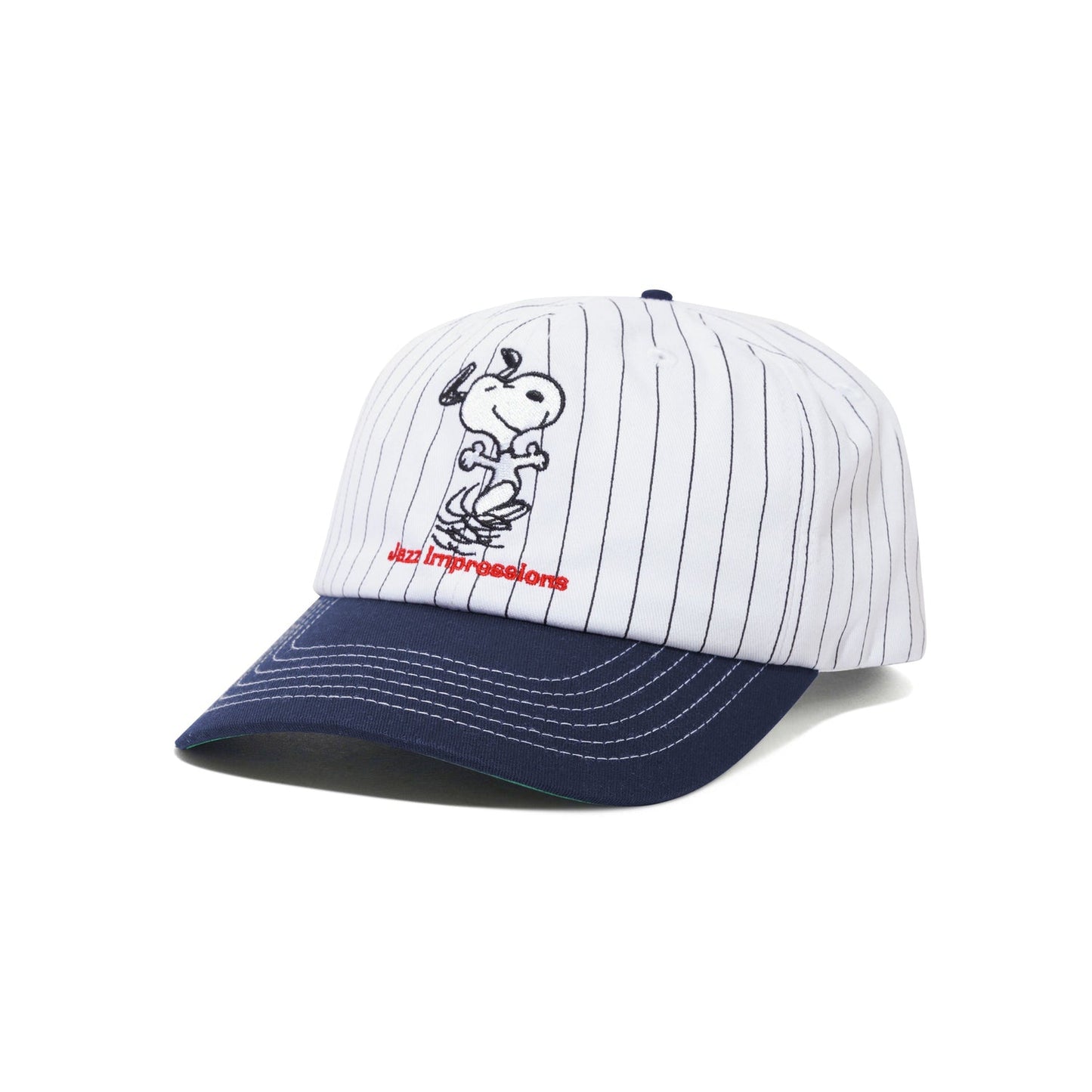Jazz Impressions 6 Panel Cap - White