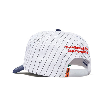 Jazz Impressions 6 Panel Cap - White