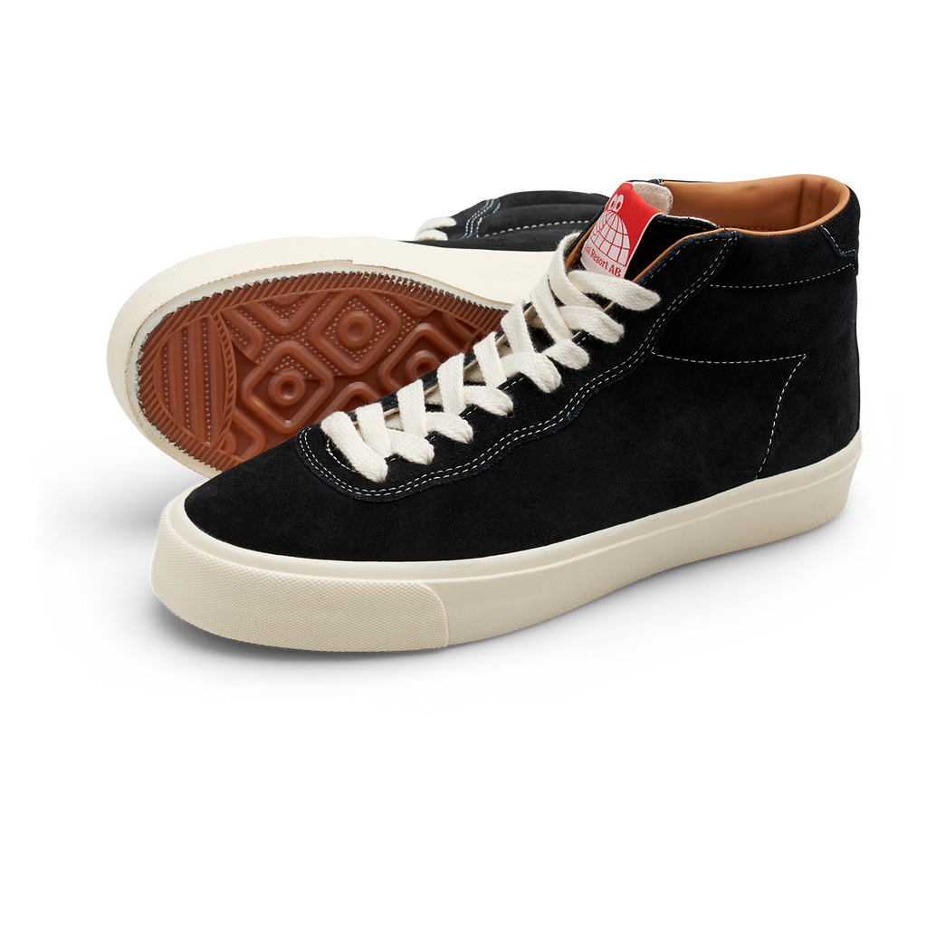VM001 Suede Hi - Black / White (Cloudy Cush Insole)