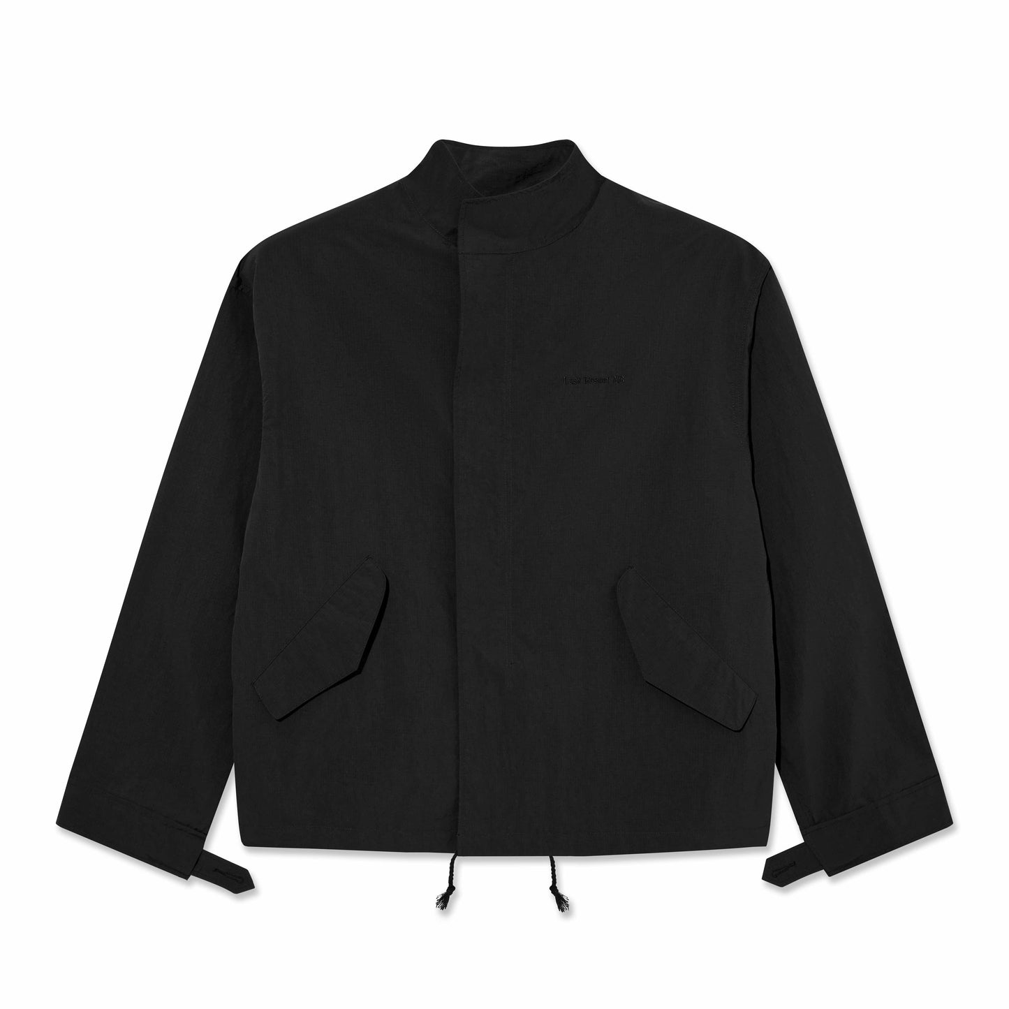 Cropped Parka Jacket - Black