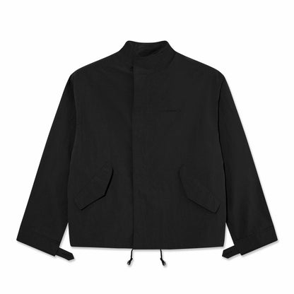 Cropped Parka Jacket - Black
