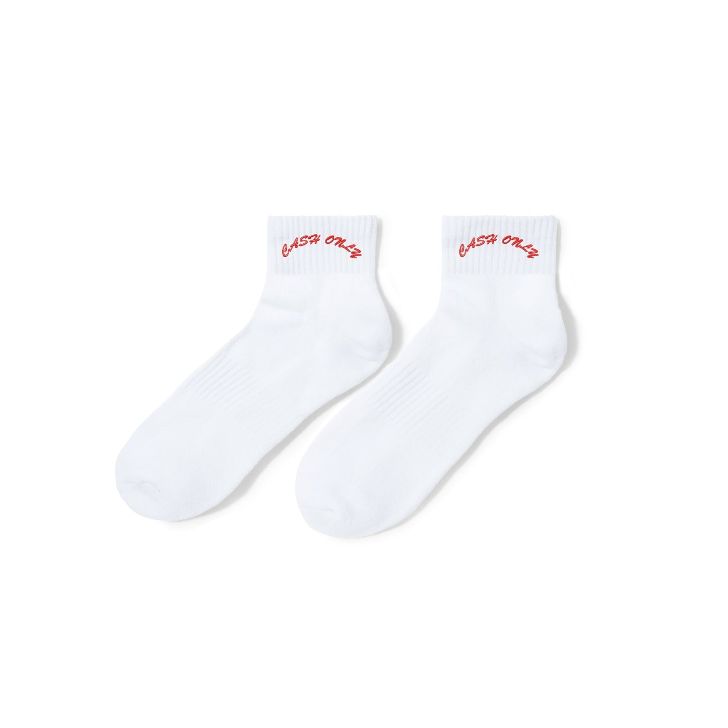 Logo Ankle Socks - White