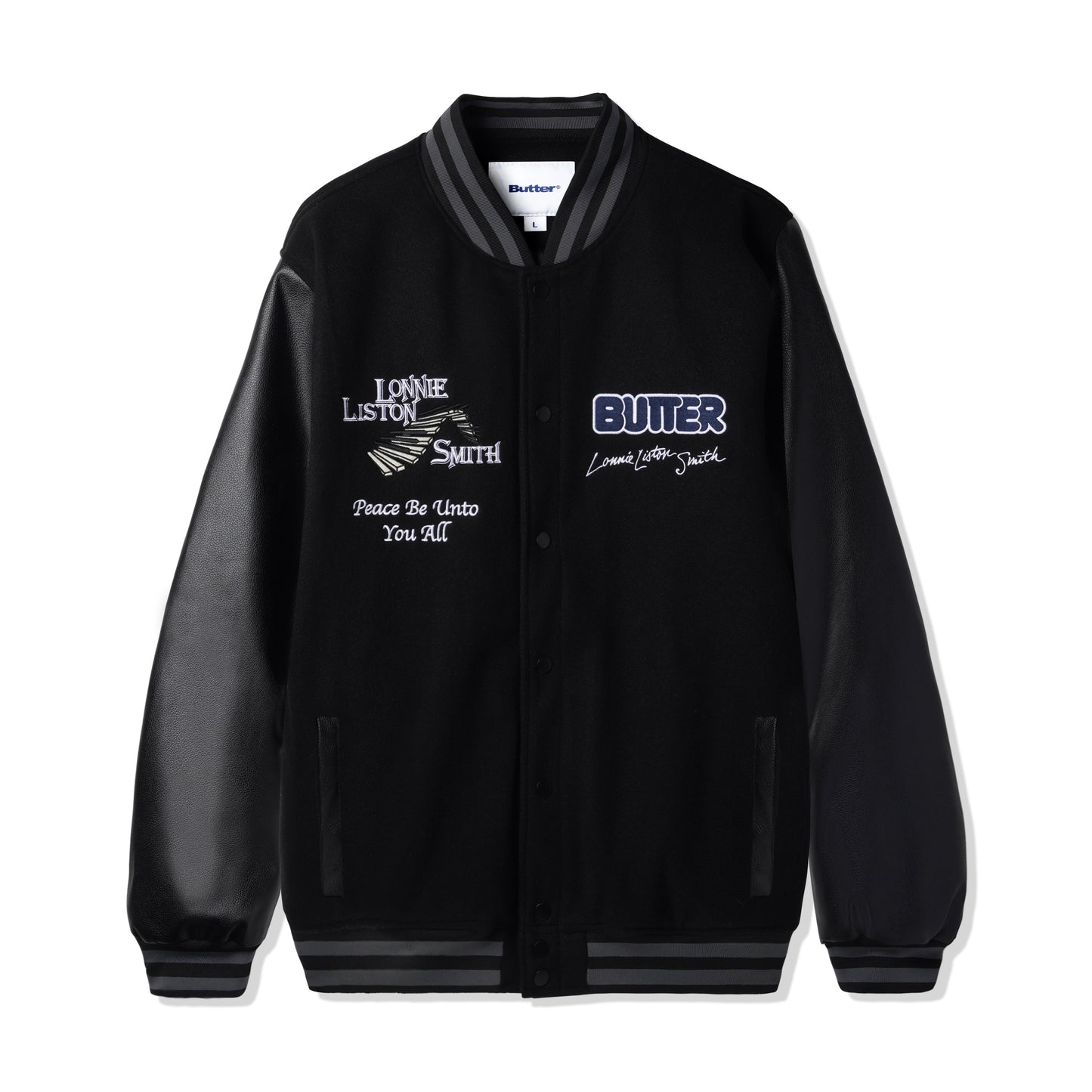 Lonnie Varsity Jacket - Black