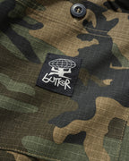 Loose Shorts - Woodland Ripstop Camo