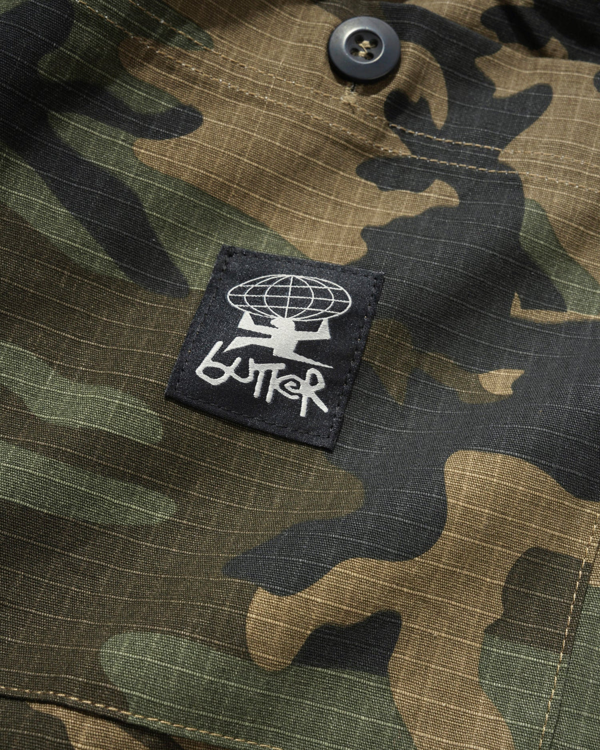 Loose Shorts - Woodland Ripstop Camo