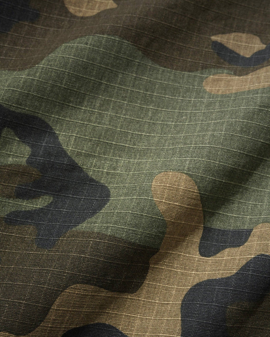 Loose Shorts - Woodland Ripstop Camo