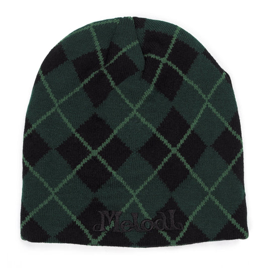 Argyle Beanie - Green