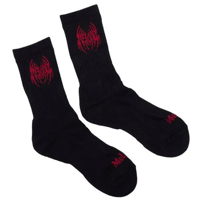 Cushioned Logo Socks - Black