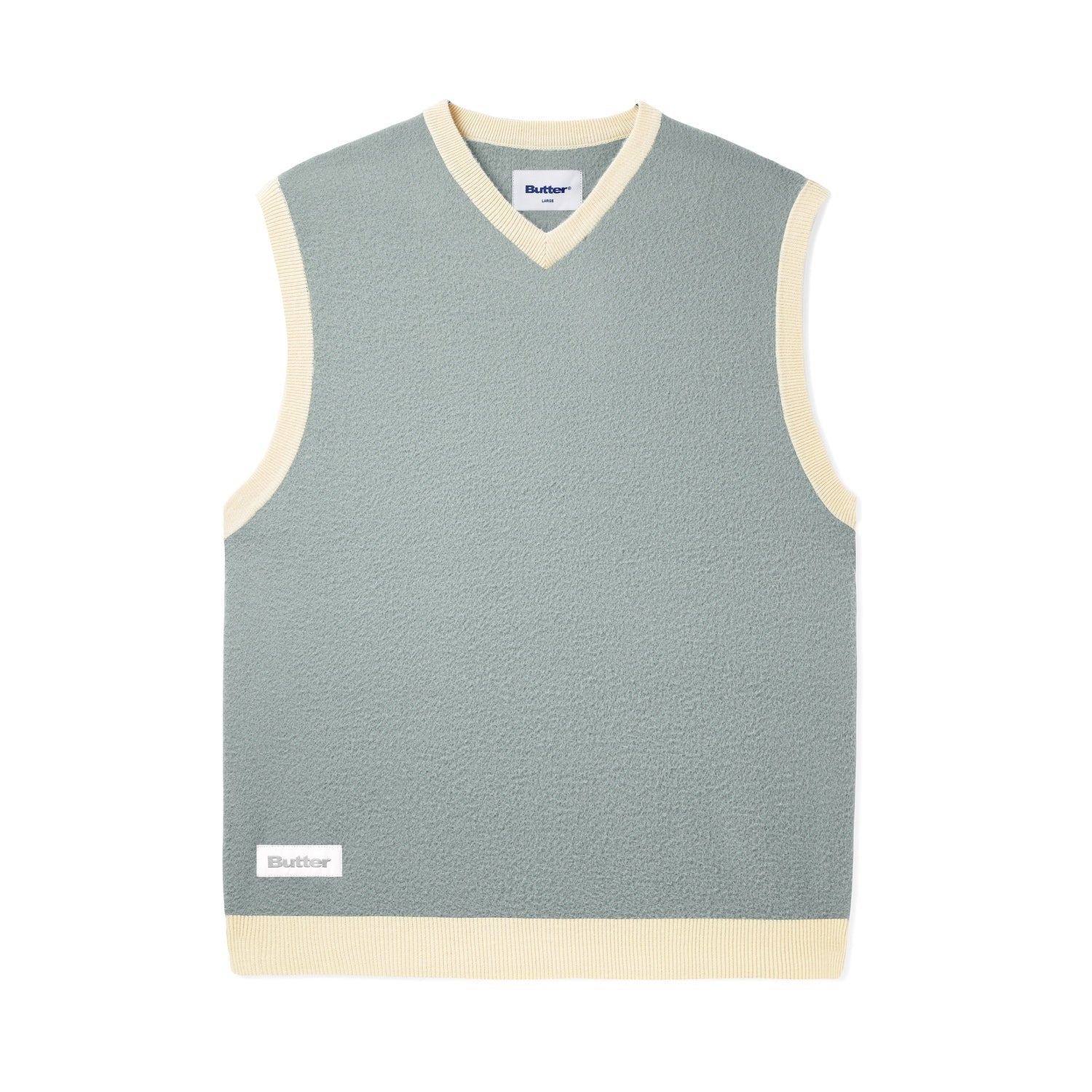Mohair Knitted Vest - Grass