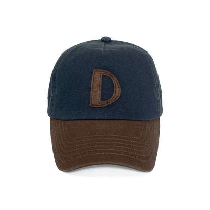 D Snap Cap - Navy / Brown