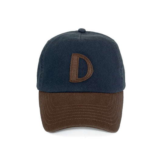 D Snap Cap - Navy / Brown