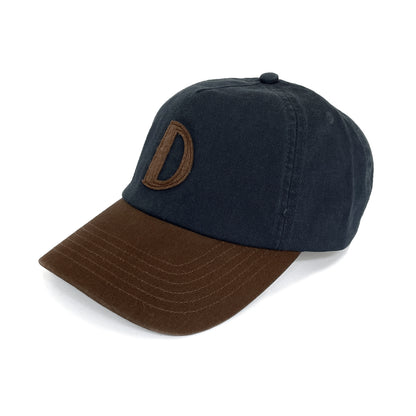 D Snap Cap - Navy / Brown