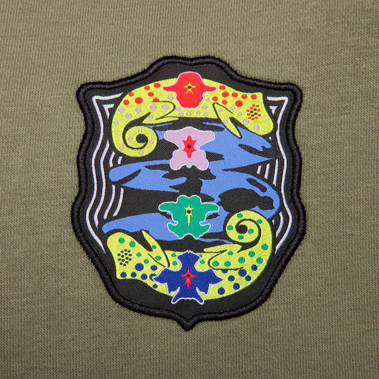 Federation Agnostic Pullover Fleece Skate Hoodie - Olive