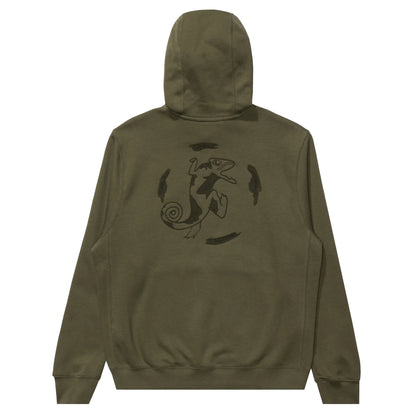 Federation Agnostic Pullover Fleece Skate Hoodie - Olive