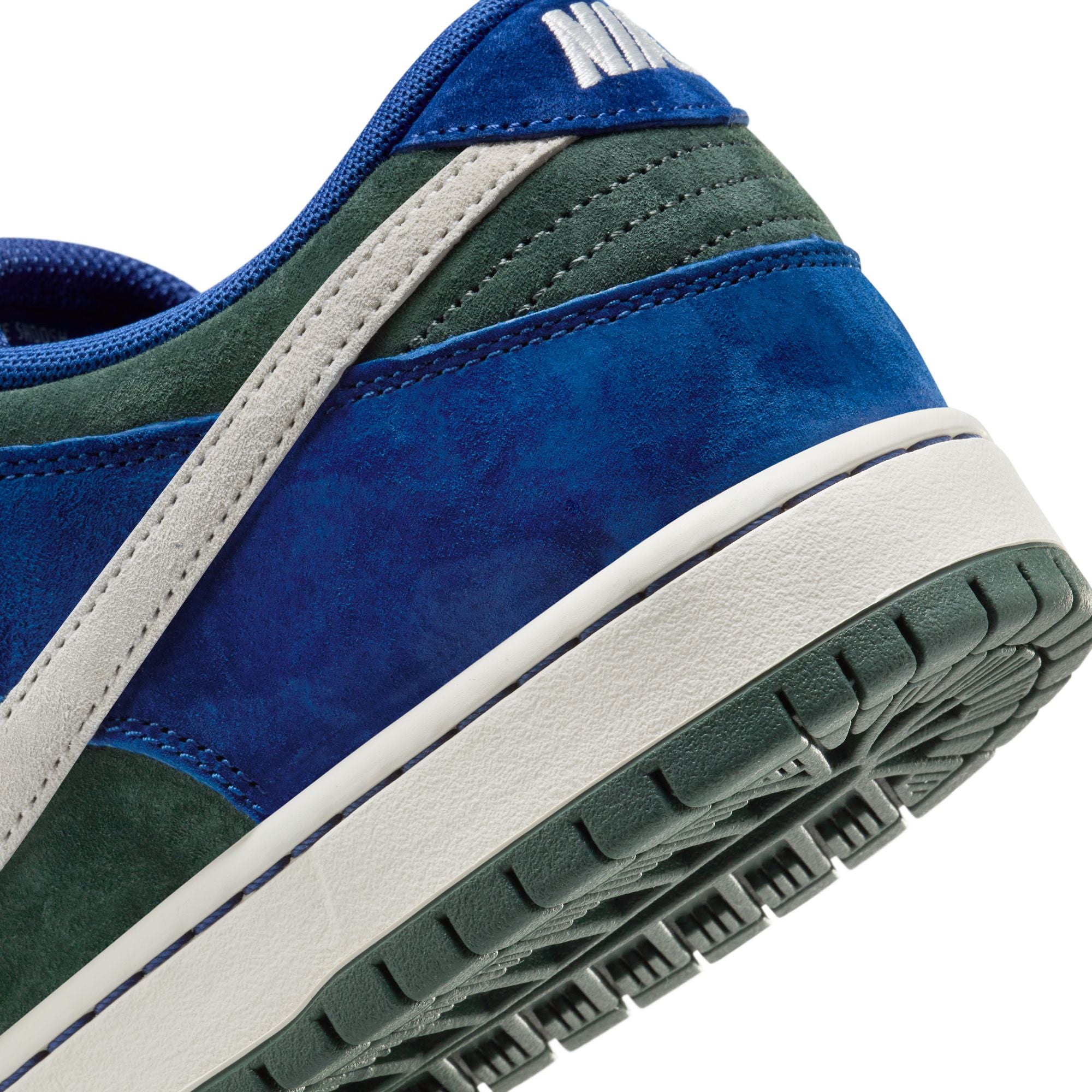 Nike SB Dunk Low Pro Deep Royal Blue and Vintage Green Cybercaf