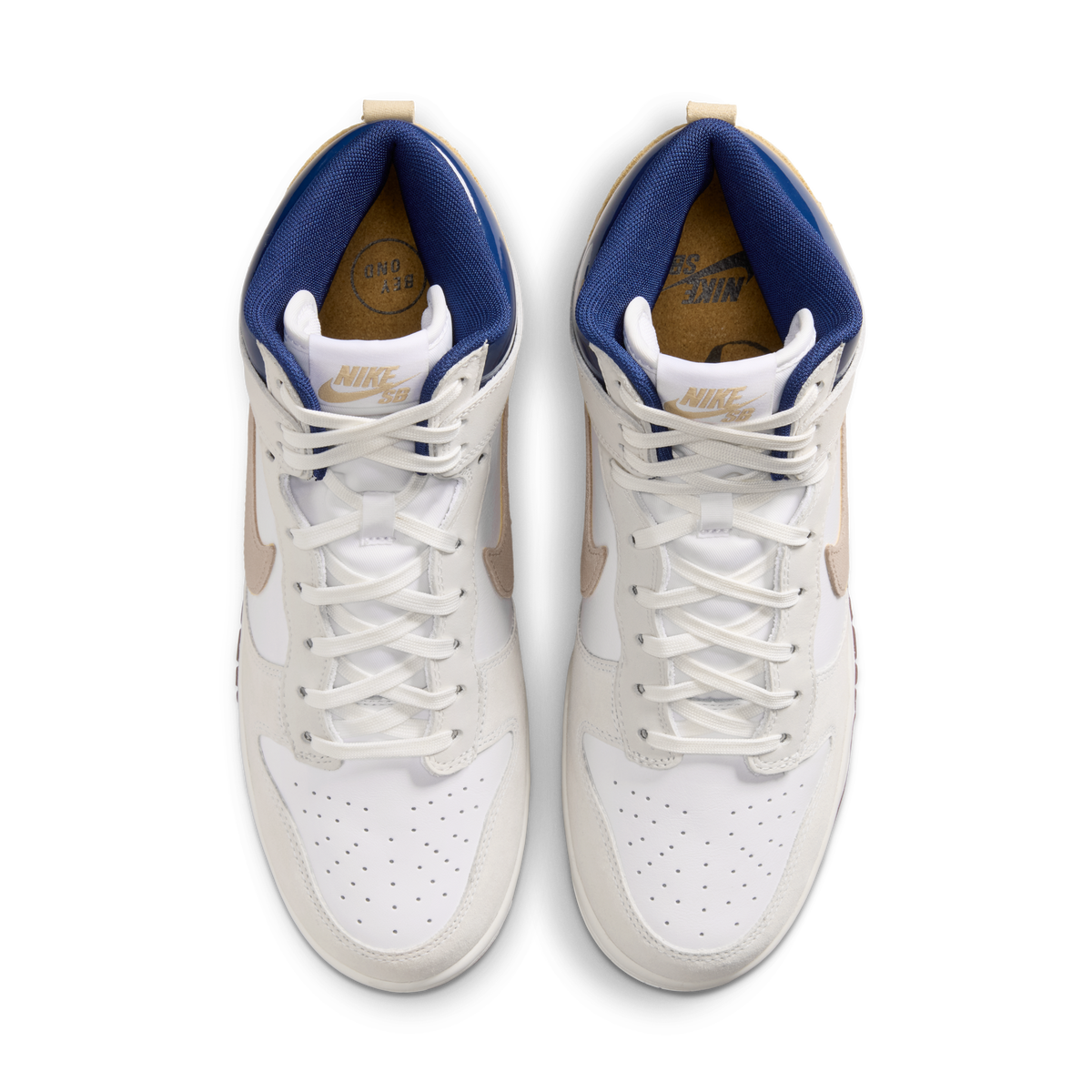 Nike SB X Beyond Store Dunk Hi - White / Ivory / Sand Dune
