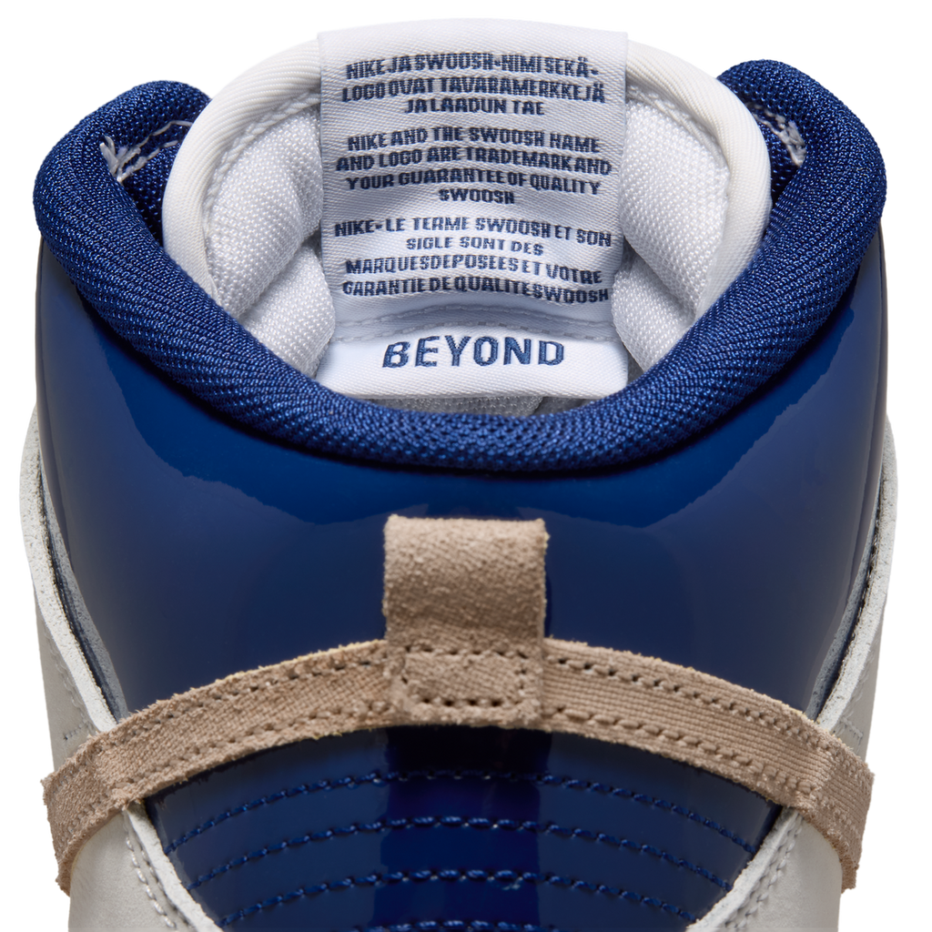 Nike SB X Beyond Store Dunk Hi - White / Ivory / Sand Dune
