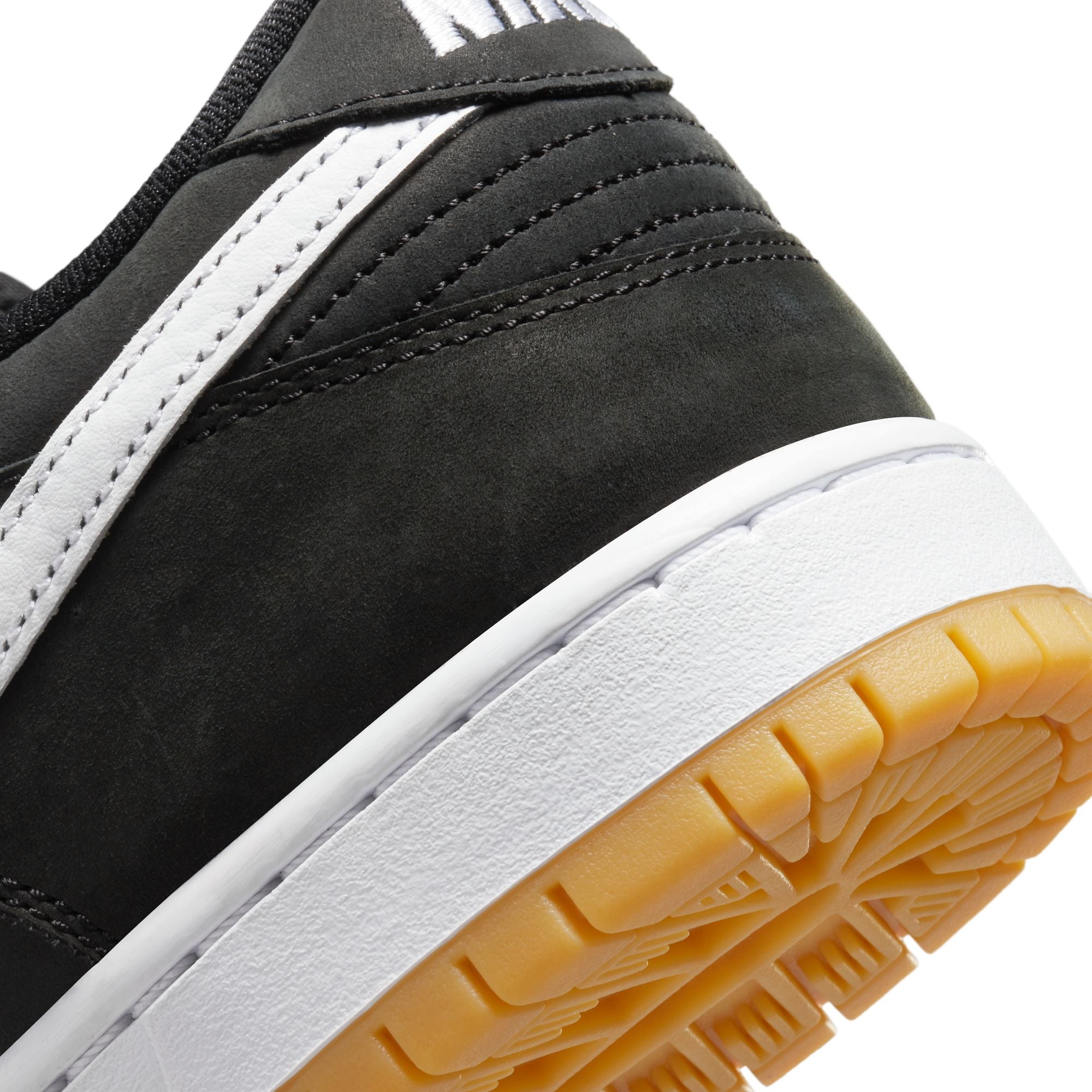 Nike SB Dunk Low Pro Black White Gum Cybercafe Skateshop