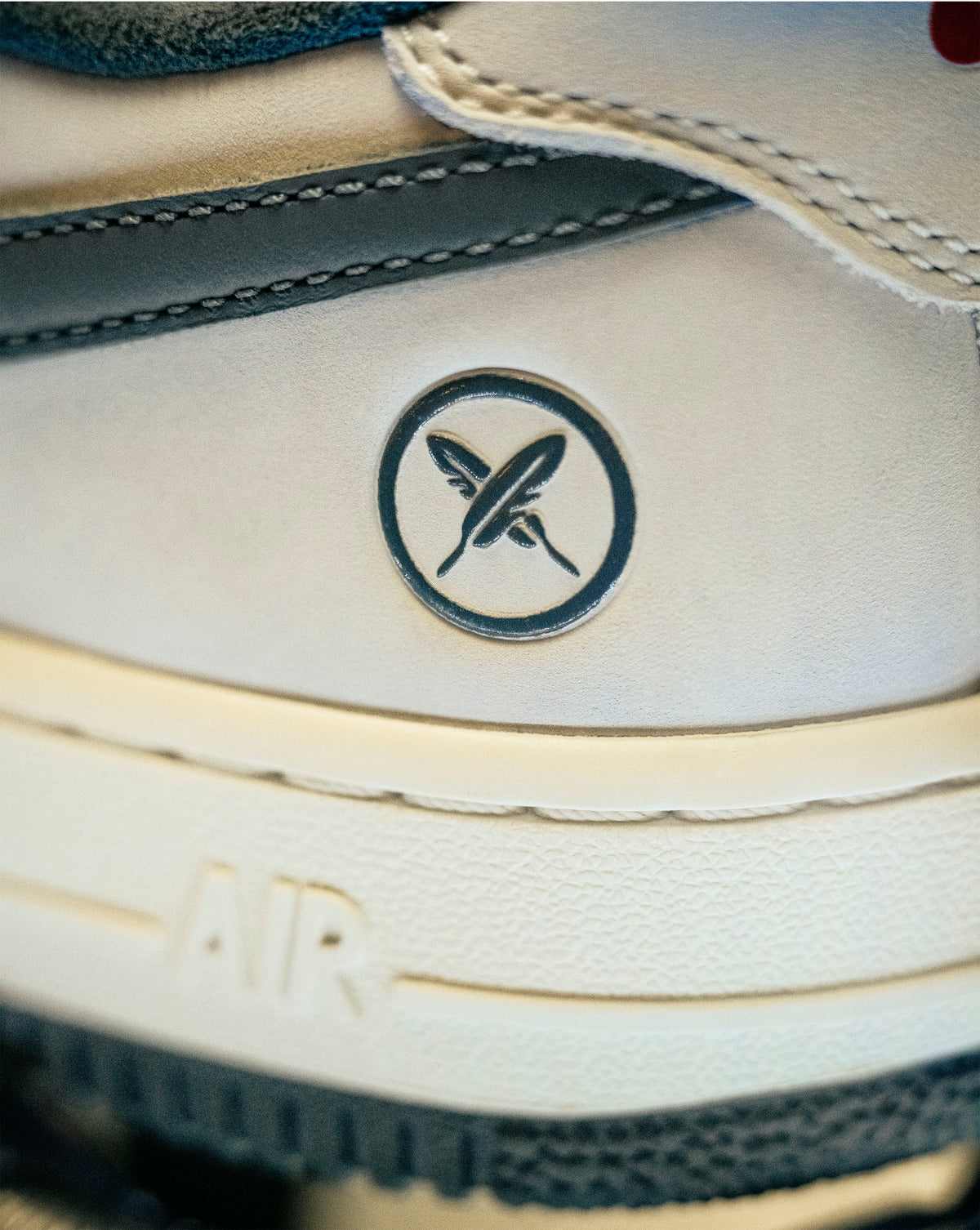 Air Force 1 X Yuto - Light Bone / Iron Grey