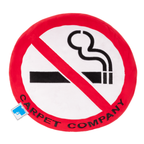 Smoking Kills Pillow - White / Red