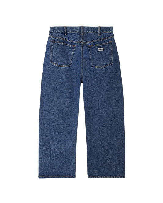 Bigwig Baggy Denim Jeans - Stone Wash Indigo