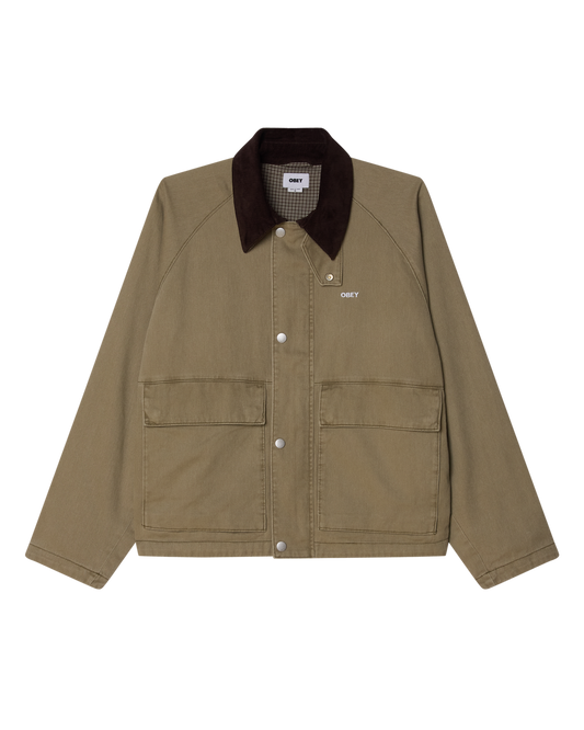Caden Work Jacket - Mermaid Faded Wash