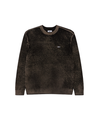 Spray Effect Sweater - Black