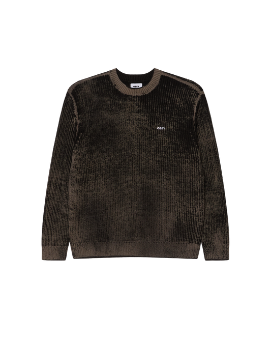 Spray Effect Sweater - Black