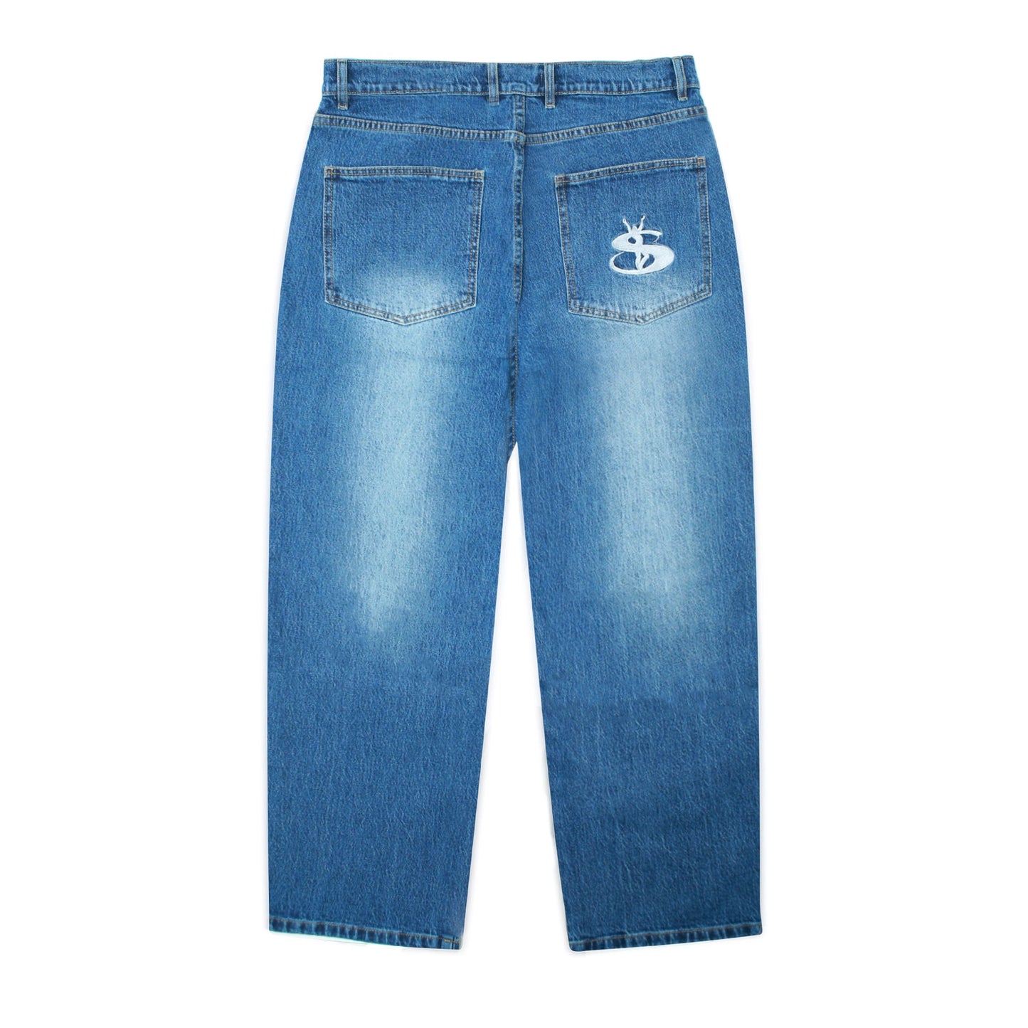 Phantasy Panel Jeans - Denim