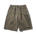 Overlock Stitch Fleece Shorts - Forest Camo
