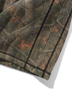 Overlock Stitch Fleece Shorts - Forest Camo