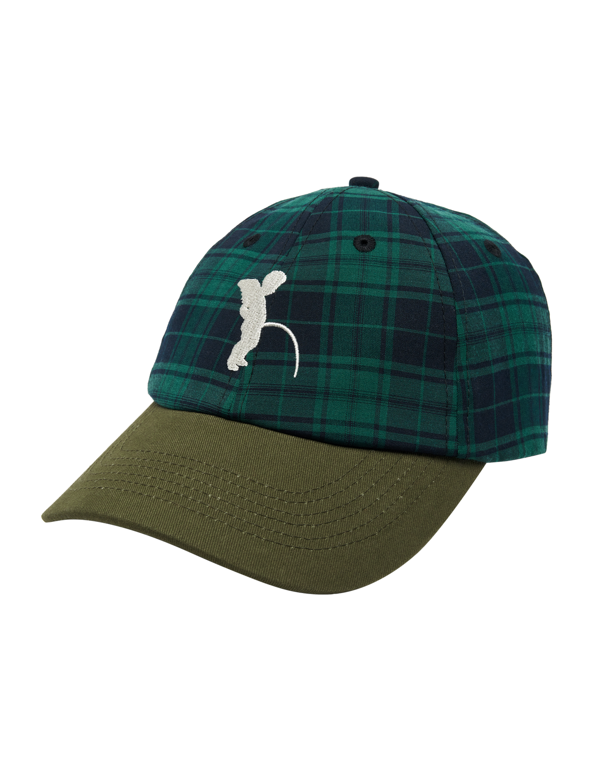 Pissing Angel Cap - Green Plaid