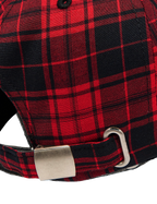 Pissing Angel Cap - Red Plaid