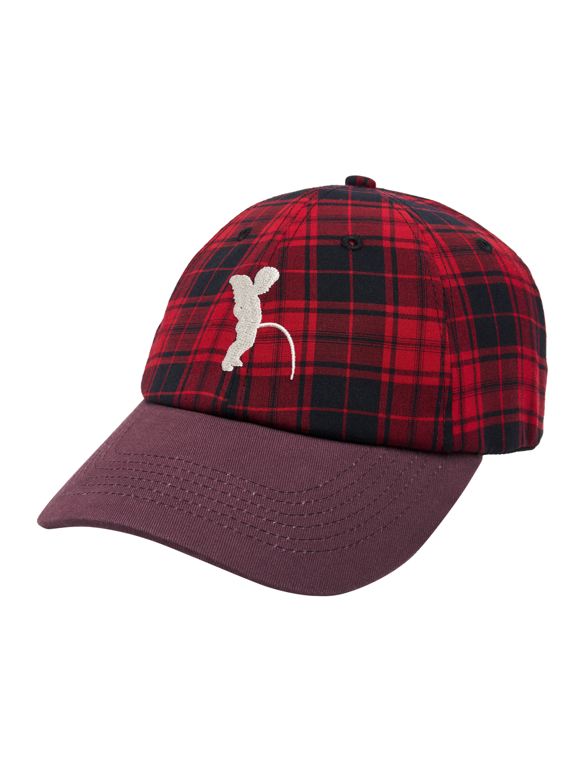 Pissing Angel Cap - Red Plaid