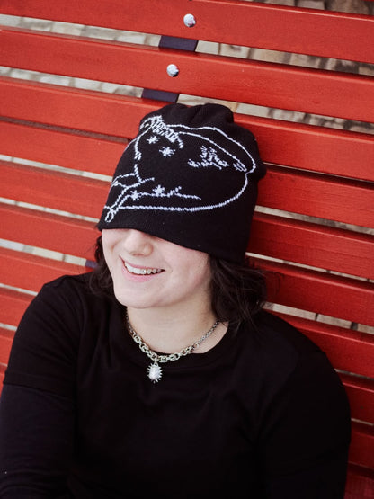 Gorro Pegasus Skully - Preto
