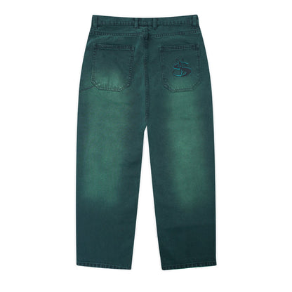 Faded Phantasy Jeans - Green