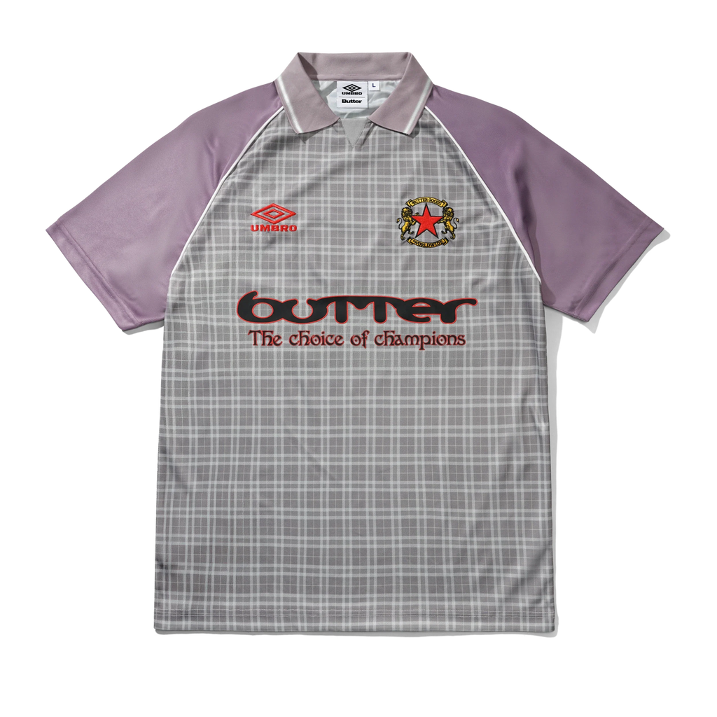 Plaid Jersey - Berry / Stone