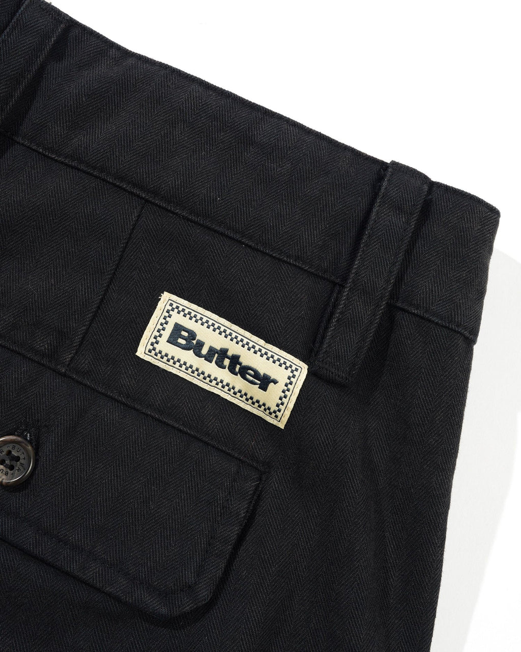 Pleated Shorts - Washed Black