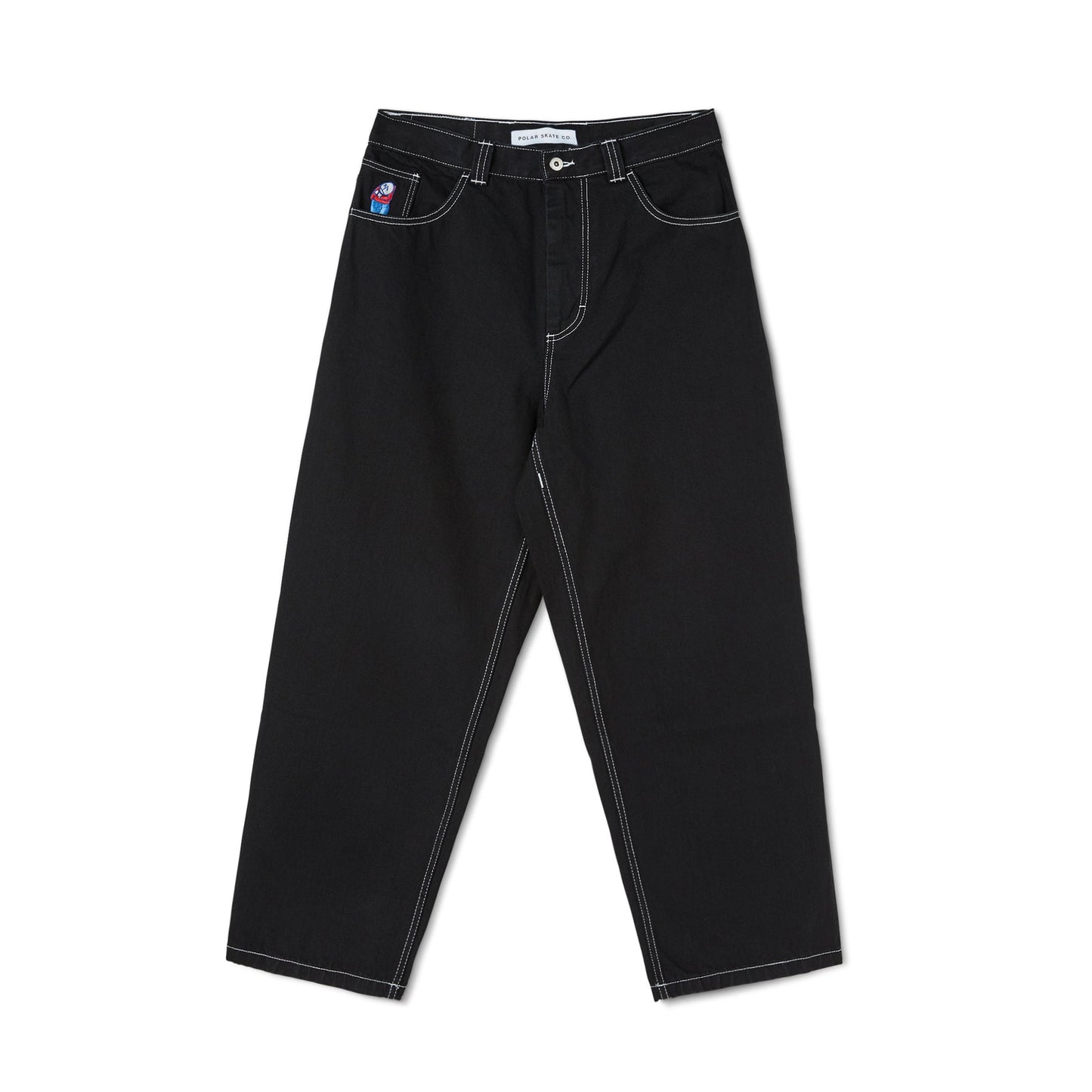 Big Boy Pants OG Logo - Black / White Stitching
