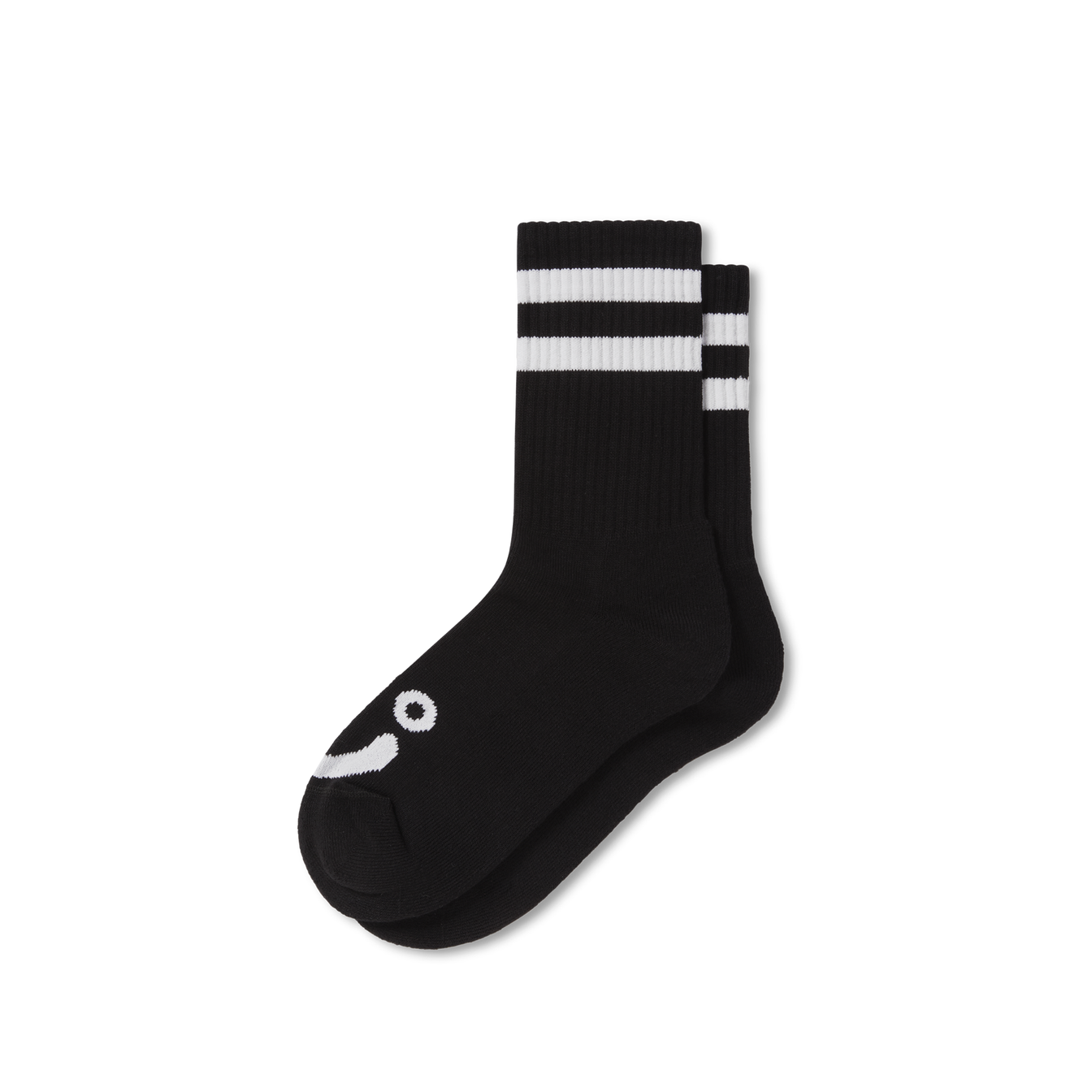 Happy Sad Socks - Black / White