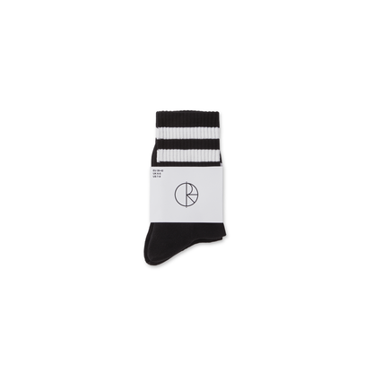 Happy Sad Socks - Black / White