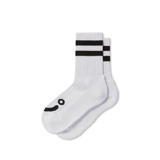 Happy Sad Socks - White / Black