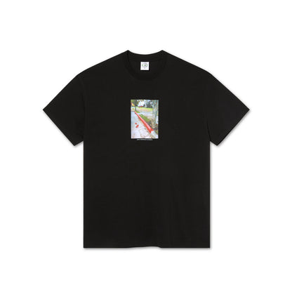 Red Curb Tee - Black