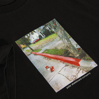 Red Curb Tee - Black